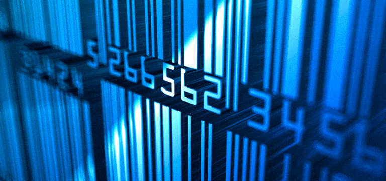 photo of a bar code for project leadership device firm case study