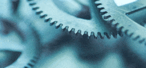 metal wheels merging together to symbolize Mergers & Acquisitions