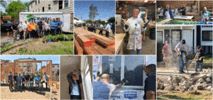 IPM volunteers for Habitat for Humanity Project Mercy