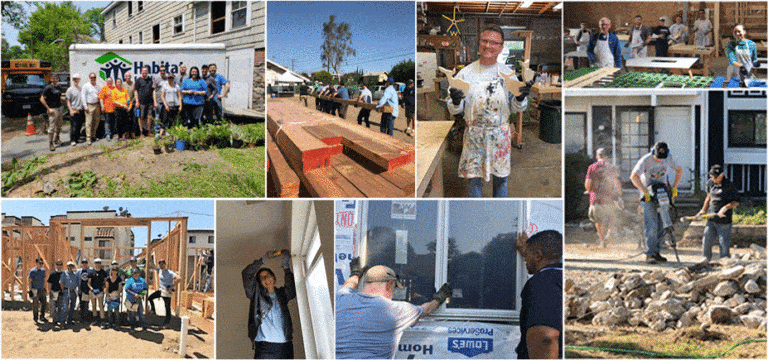 IPM volunteers for Habitat for Humanity Project Mercy