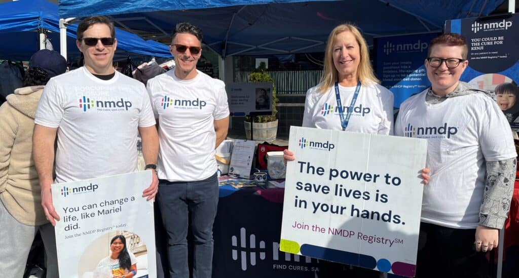 Project Mercy NMDP booth